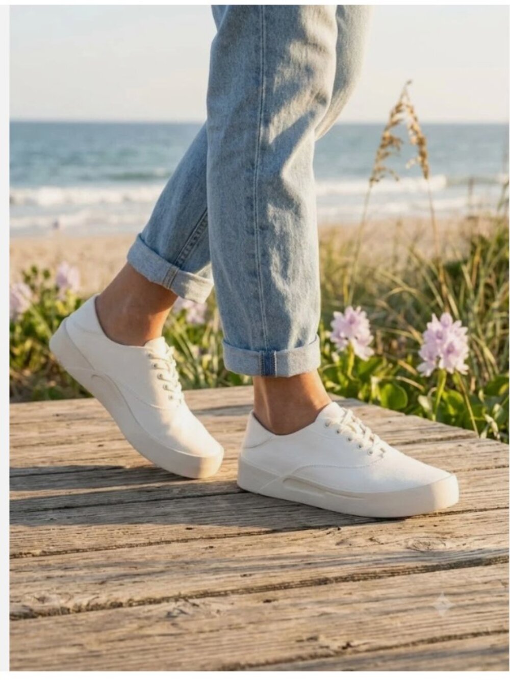 Olukai Tradewind Sneakers Men's Size 9 $100 in Off White